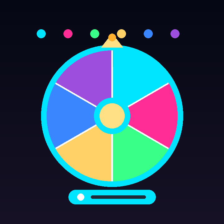 Neon style screen